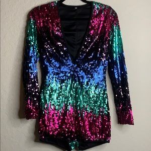 Medium glitter romper